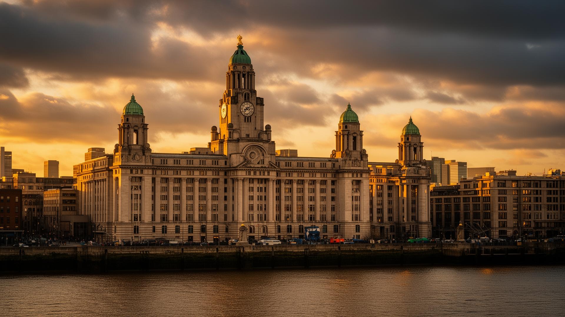 Liverpool waterfront skyline